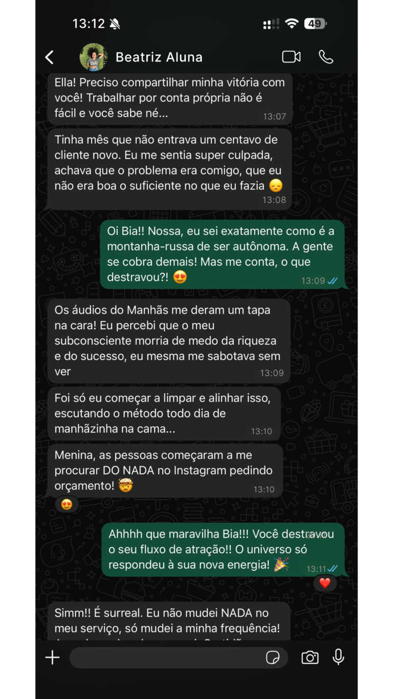 "Eu não mudei nada no meu serviço. Só mudei minha frequência — e as pessoas começaram a me procurar do nada pedindo orçamento."